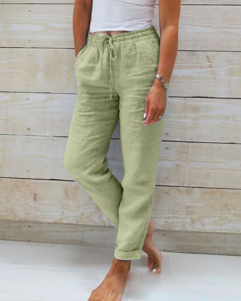 Sylvia™ – Relaxed Drawstring Trousers