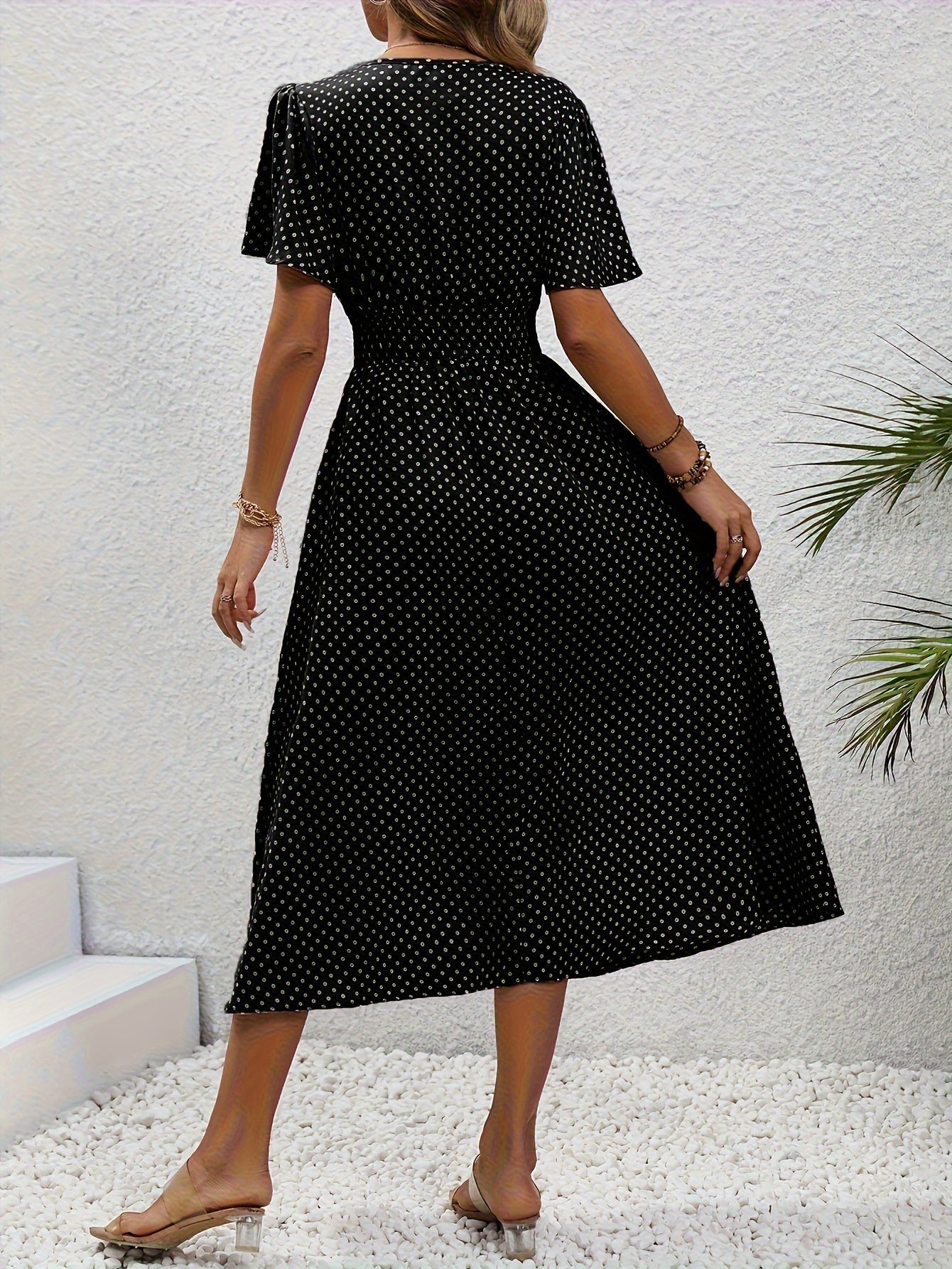 Sylvia™ – Polka Dotti Midi Dress