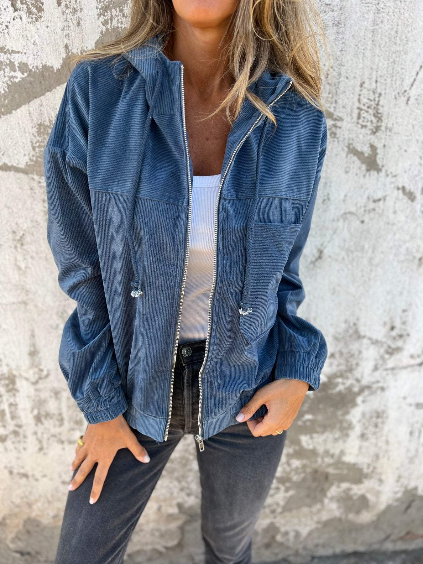 Sylvia™ - Casual jacket with hood and zip