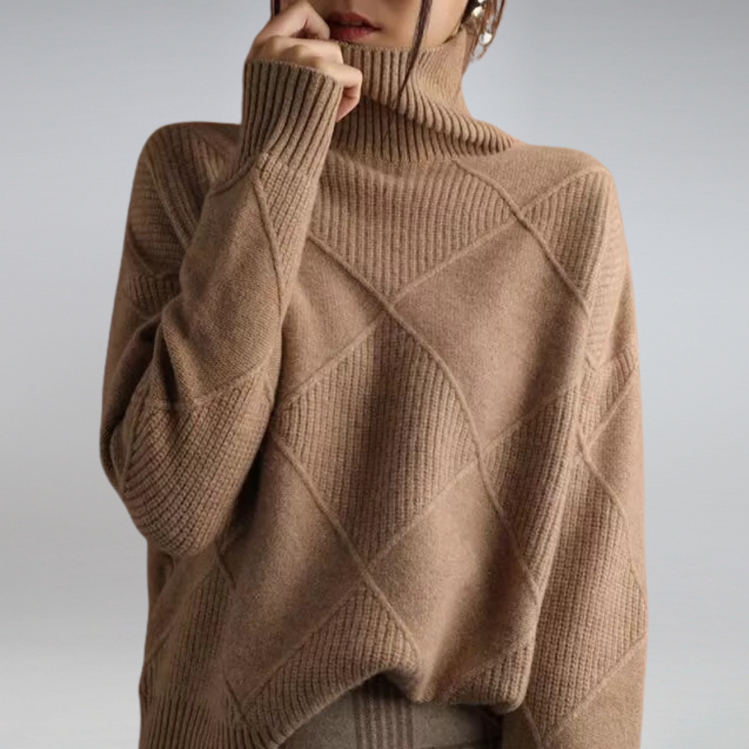 Sylvia™ - Couture Turtleneck Jumper