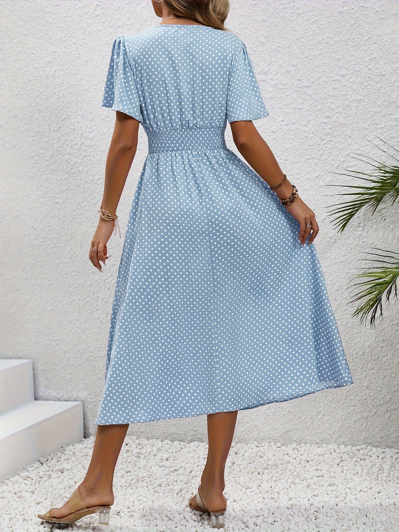 Sylvia™ – Polka Dotti Midi Dress