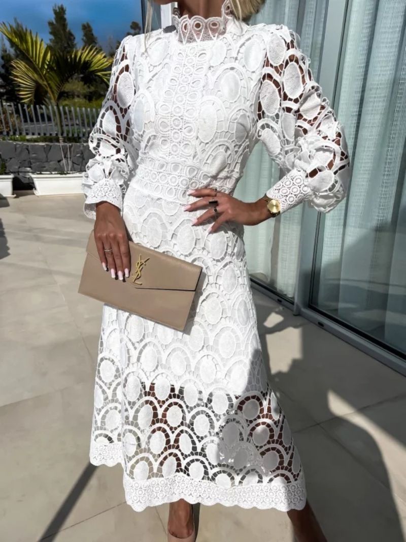 Sylvia™ – Lace Detail Maxi Dress