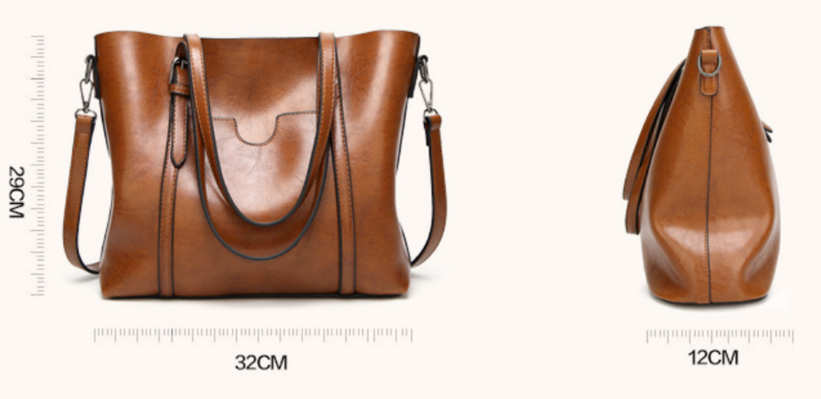Sylvia™ | Sleek Leather Shoulder Bag