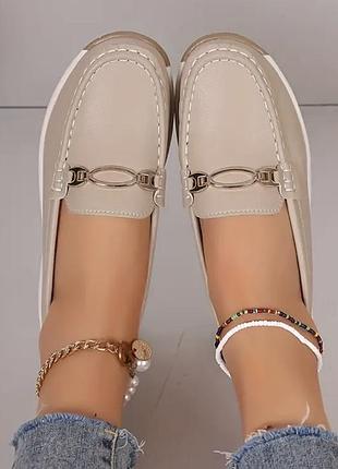 Sylvia™ – Buckle Detail Loafers