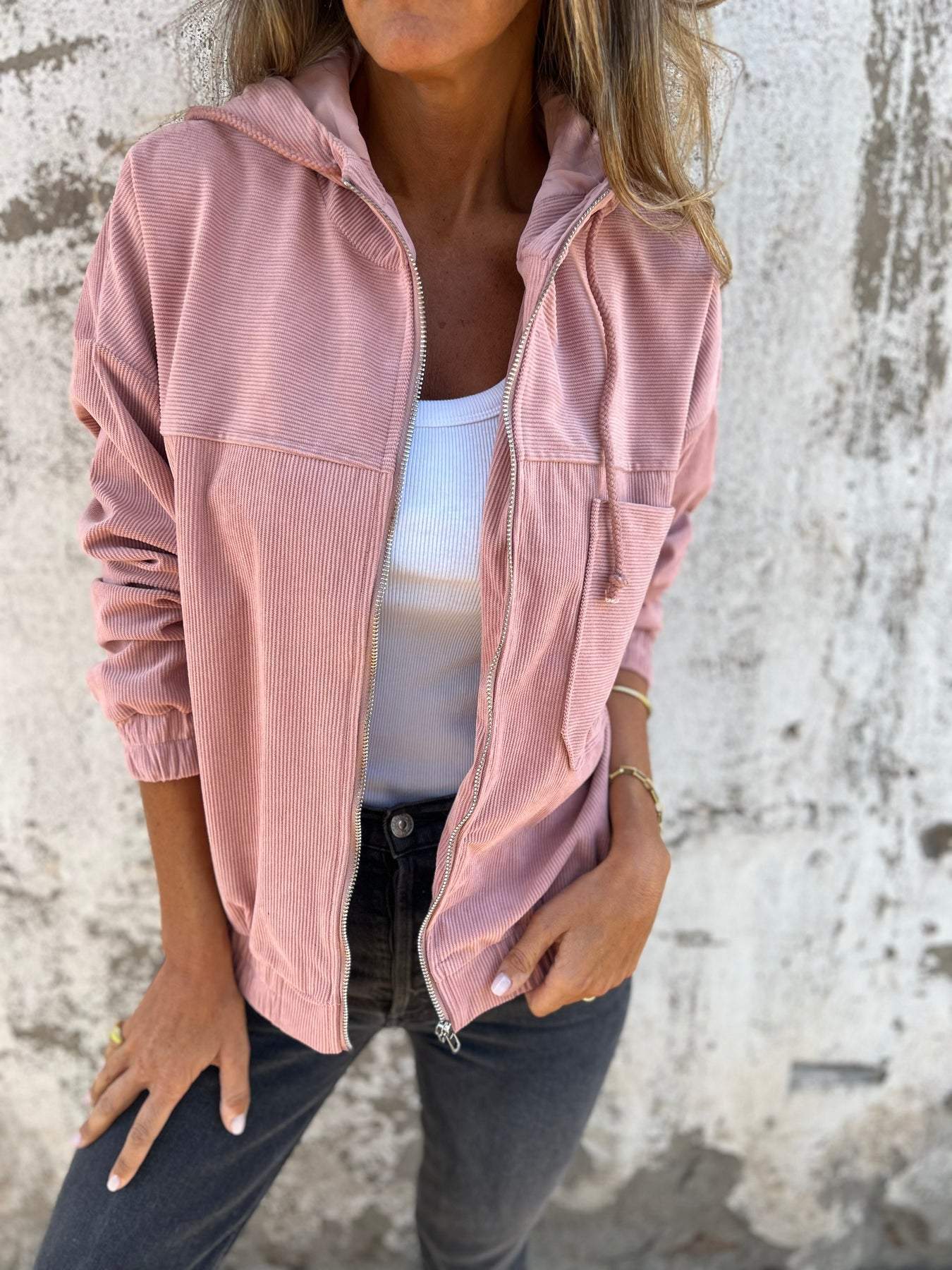 Sylvia™ - Casual jacket with hood and zip