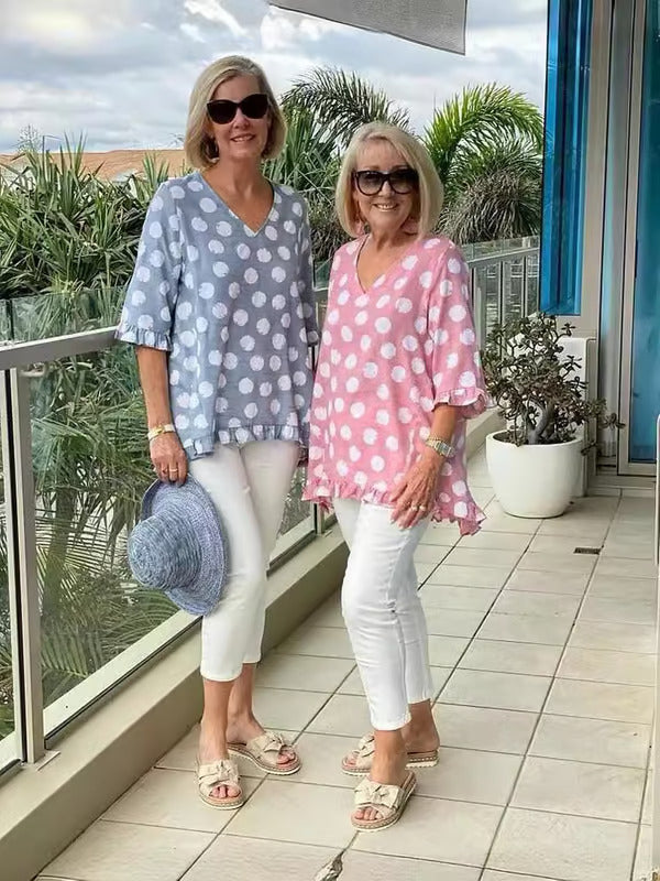 Sylvia™ – Relaxed Polka Dot Tunic
