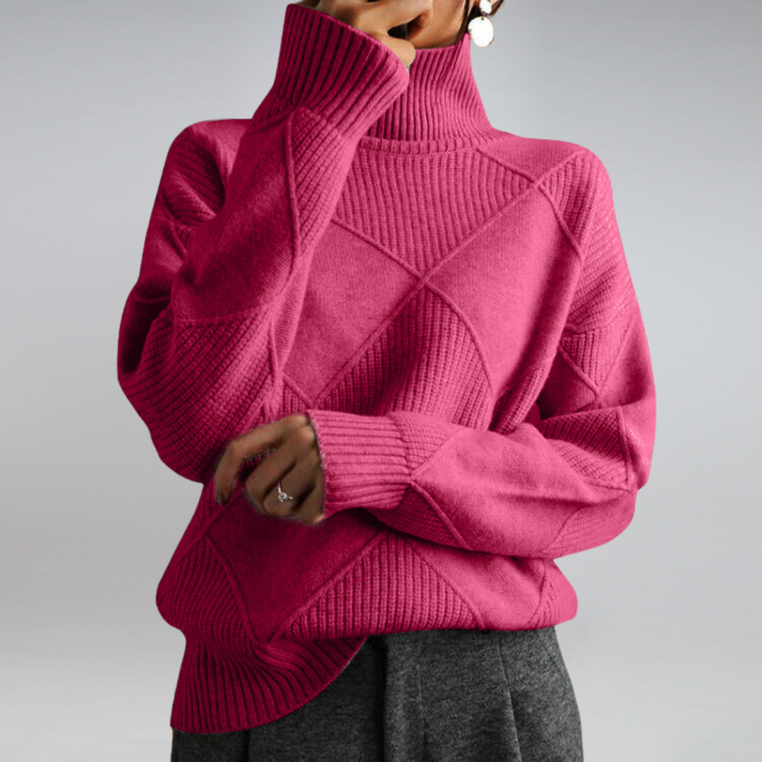 Sylvia™ - Couture Turtleneck Jumper