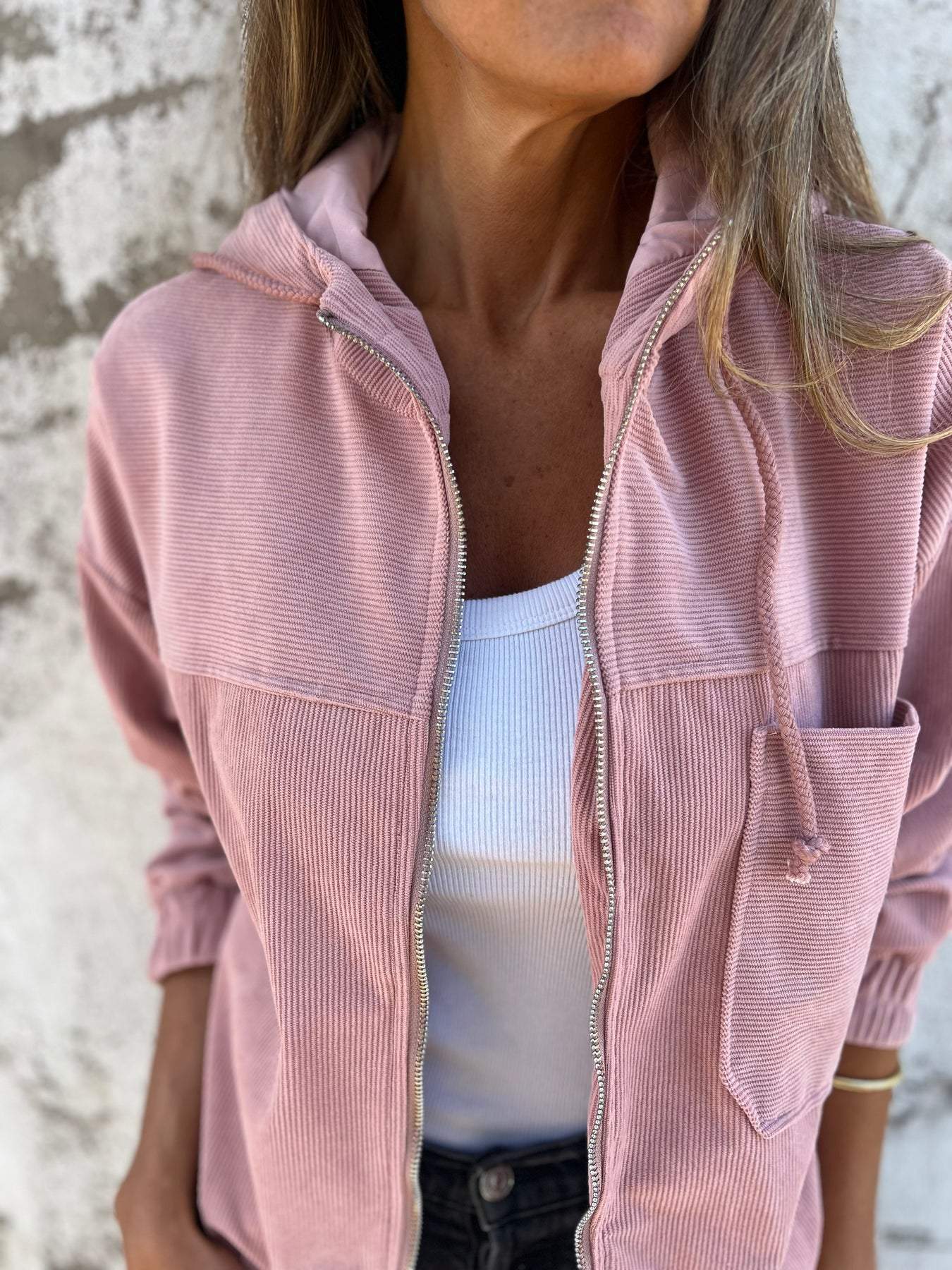 Sylvia™ - Casual jacket with hood and zip