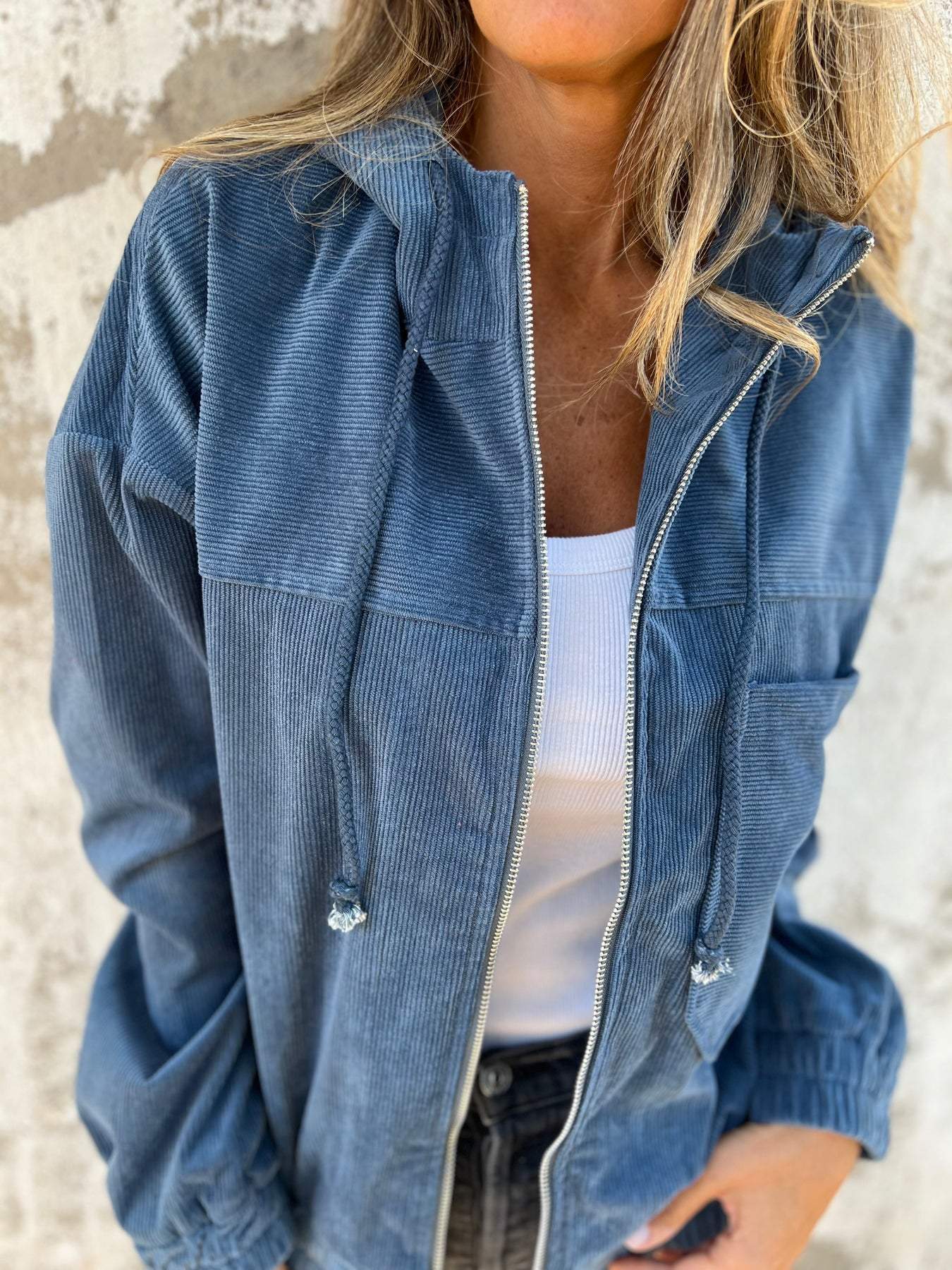 Sylvia™ - Casual jacket with hood and zip