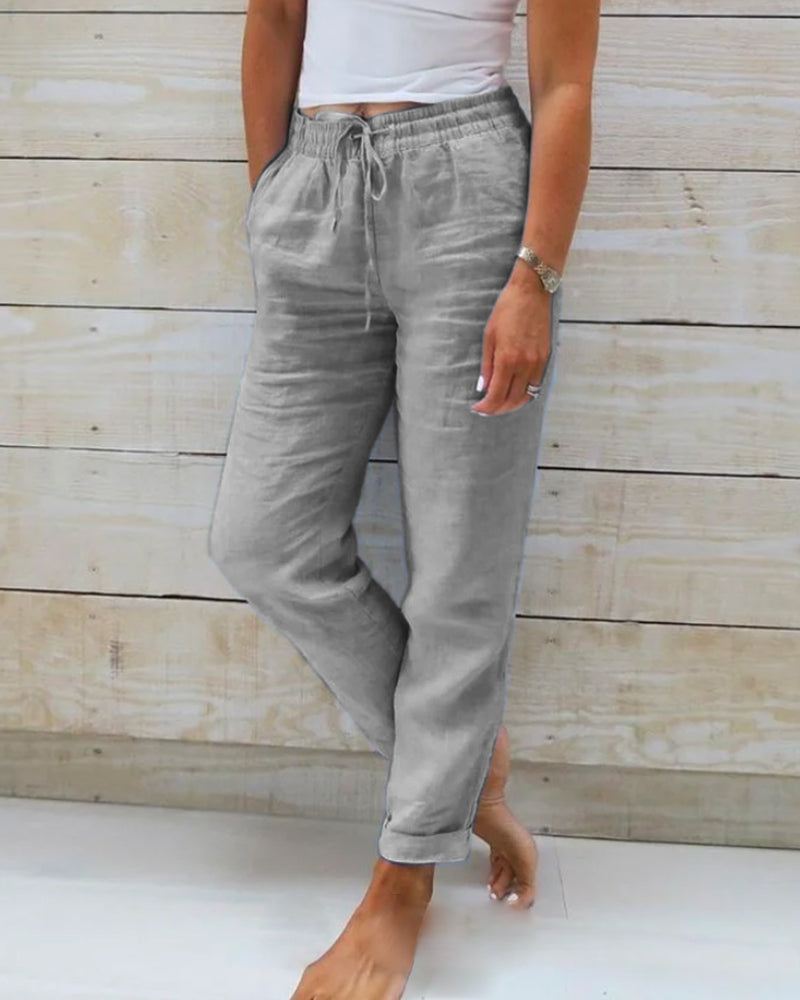 Sylvia™ – Relaxed Drawstring Trousers