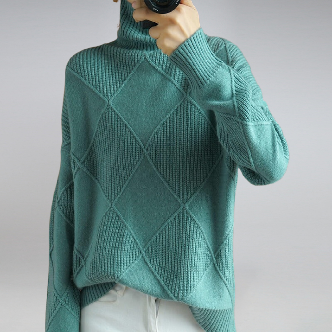 Sylvia™ - Couture Turtleneck Jumper