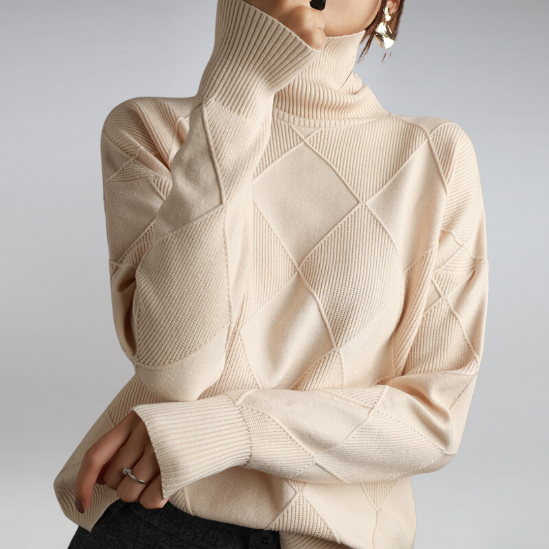 Sylvia™ - Couture Turtleneck Jumper