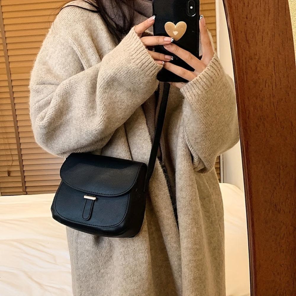 Sylvia™ | Retro Saddle Crossbody Bag