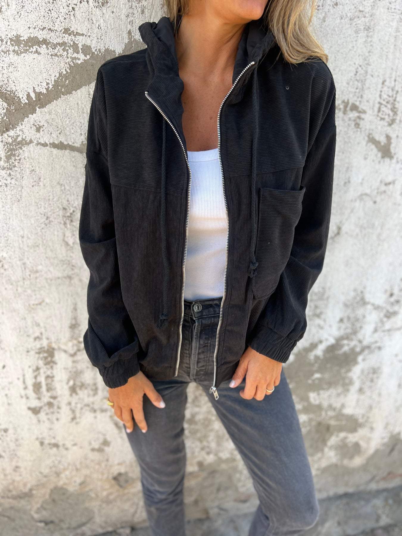 Sylvia™ - Casual jacket with hood and zip