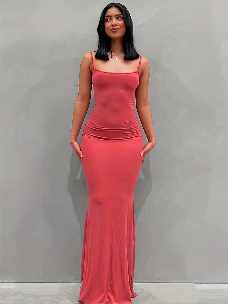 Sylvia™ – Sleek Bodycon Maxi Dress