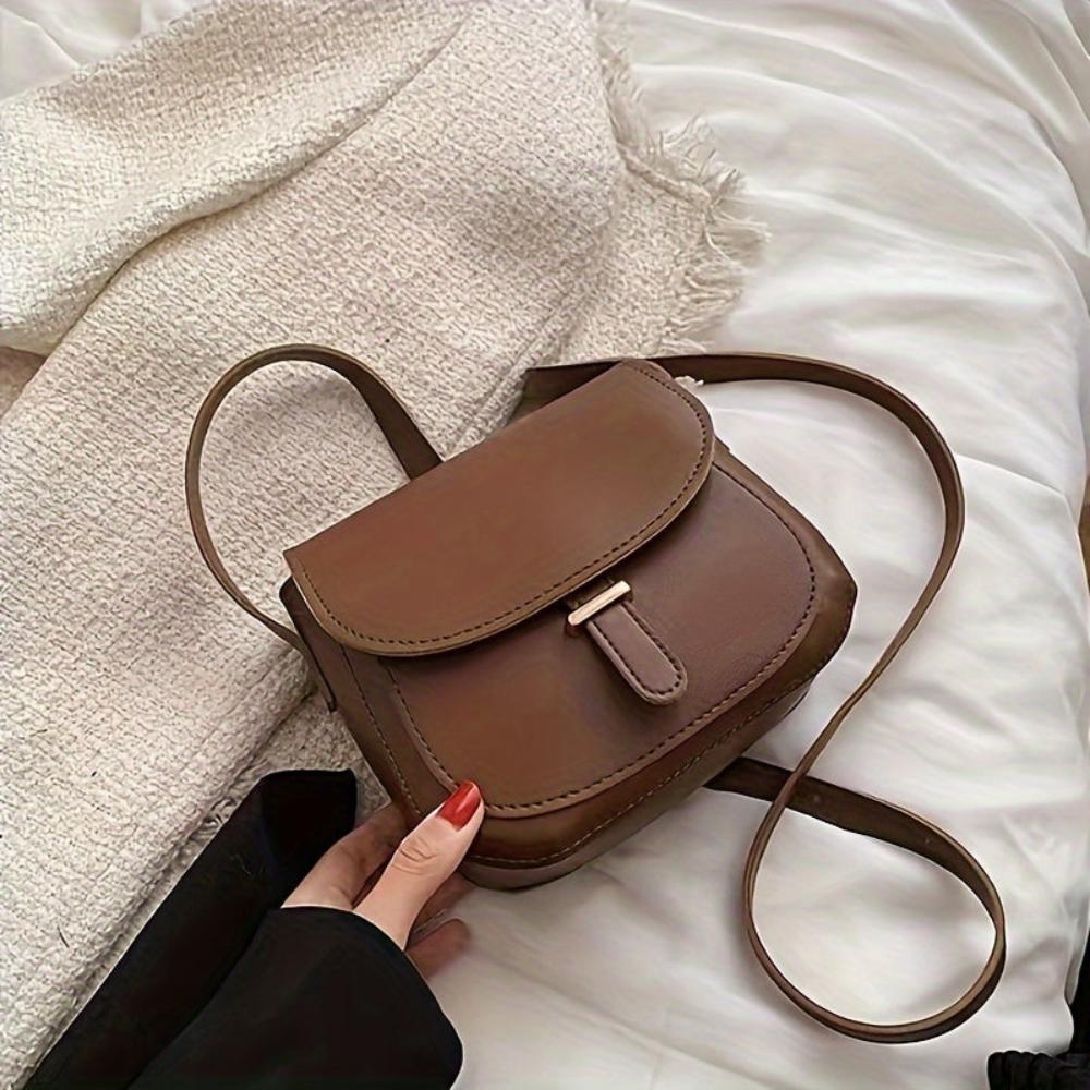 Sylvia™ | Retro Saddle Crossbody Bag