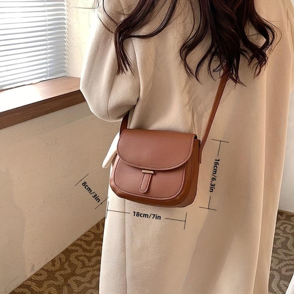 Sylvia™ | Retro Saddle Crossbody Bag
