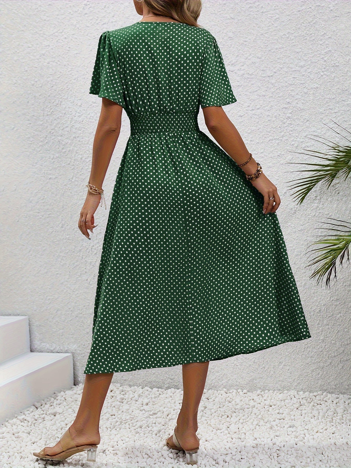 Sylvia™ – Polka Dotti Midi Dress