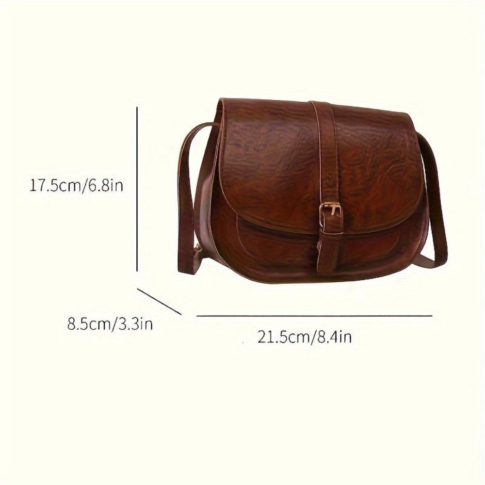 Sylvia™ | Classic Saddle Crossbody Bag