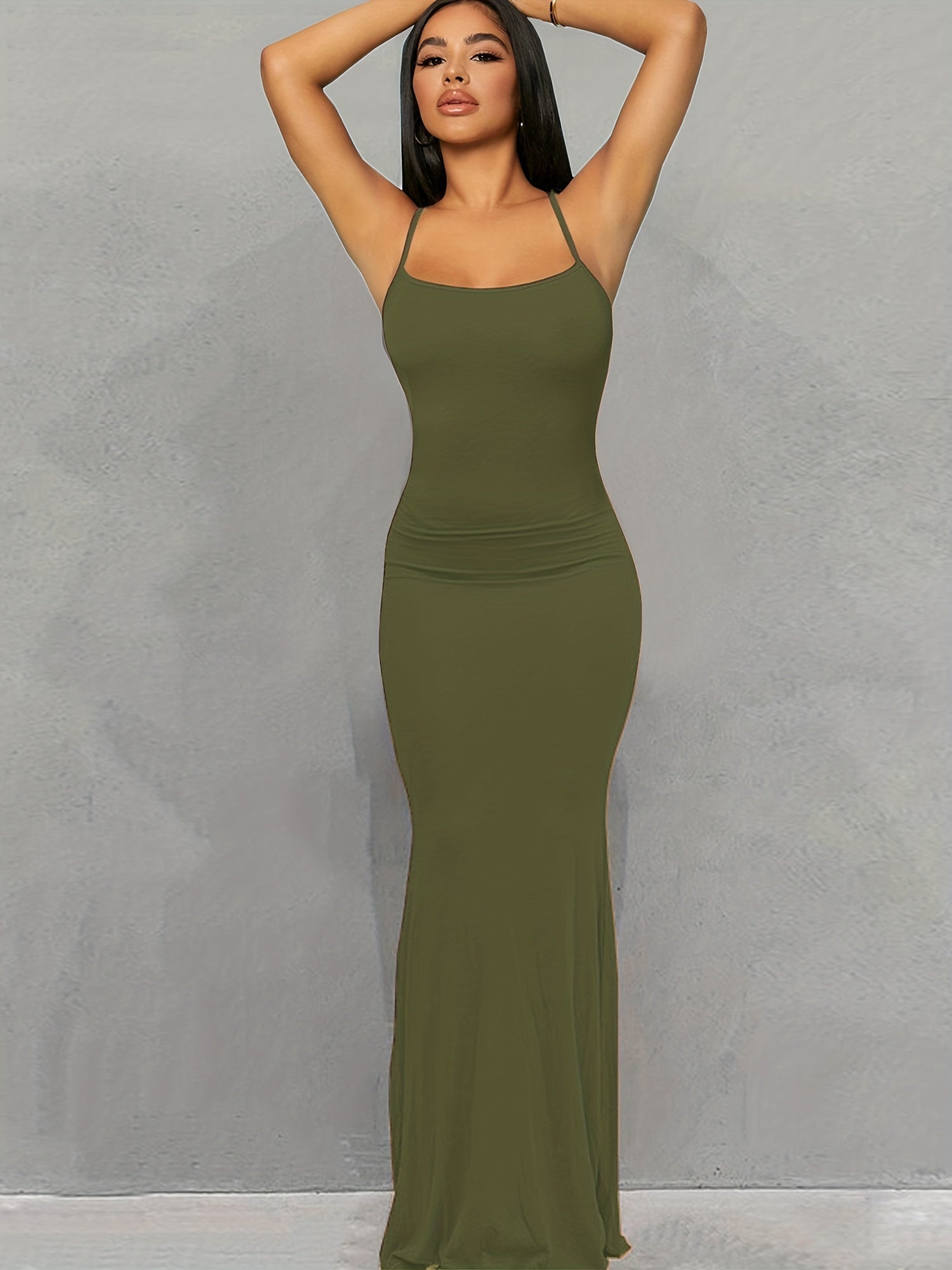 Sylvia™ – Sleek Bodycon Maxi Dress