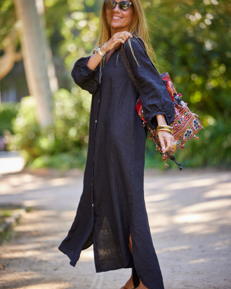 Sylvia™ – Button-Down Maxi Dress