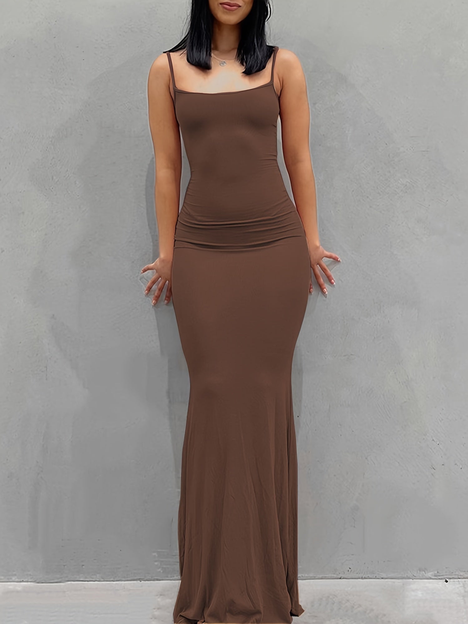 Sylvia™ – Sleek Bodycon Maxi Dress