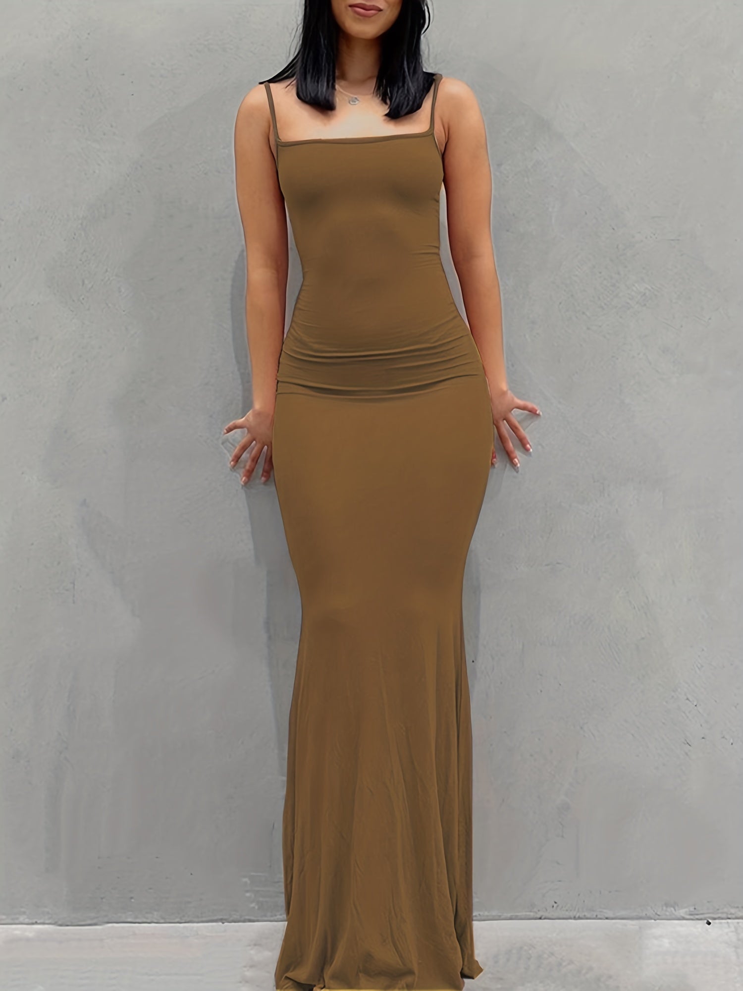 Sylvia™ – Sleek Bodycon Maxi Dress