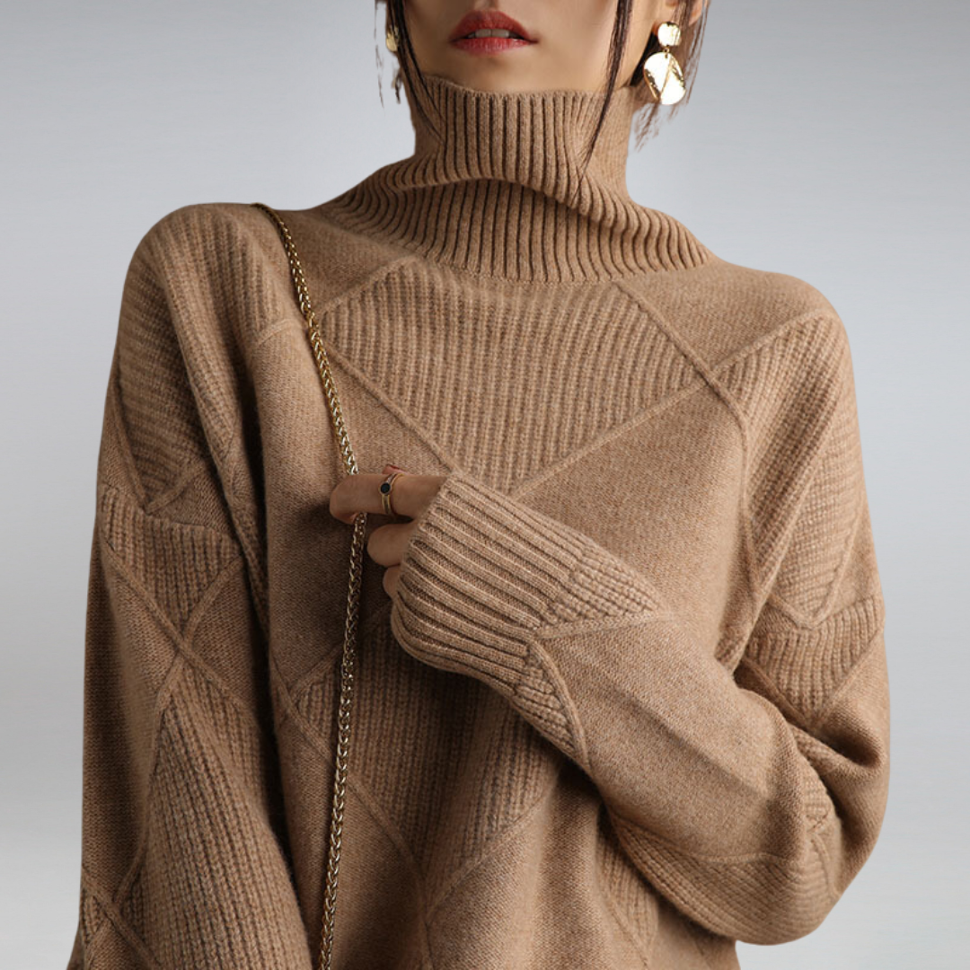 Sylvia™ - Couture Turtleneck Jumper