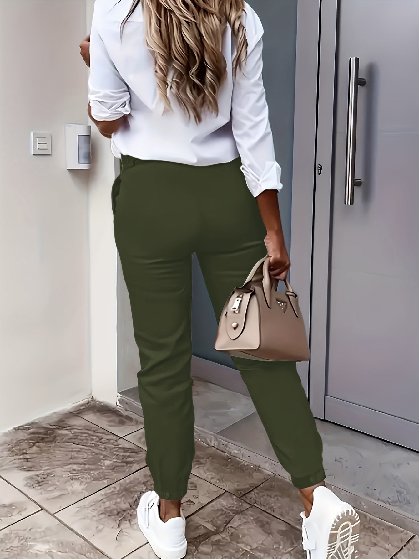Sylvia™ – Sleek High-Waisted Tapered Pants