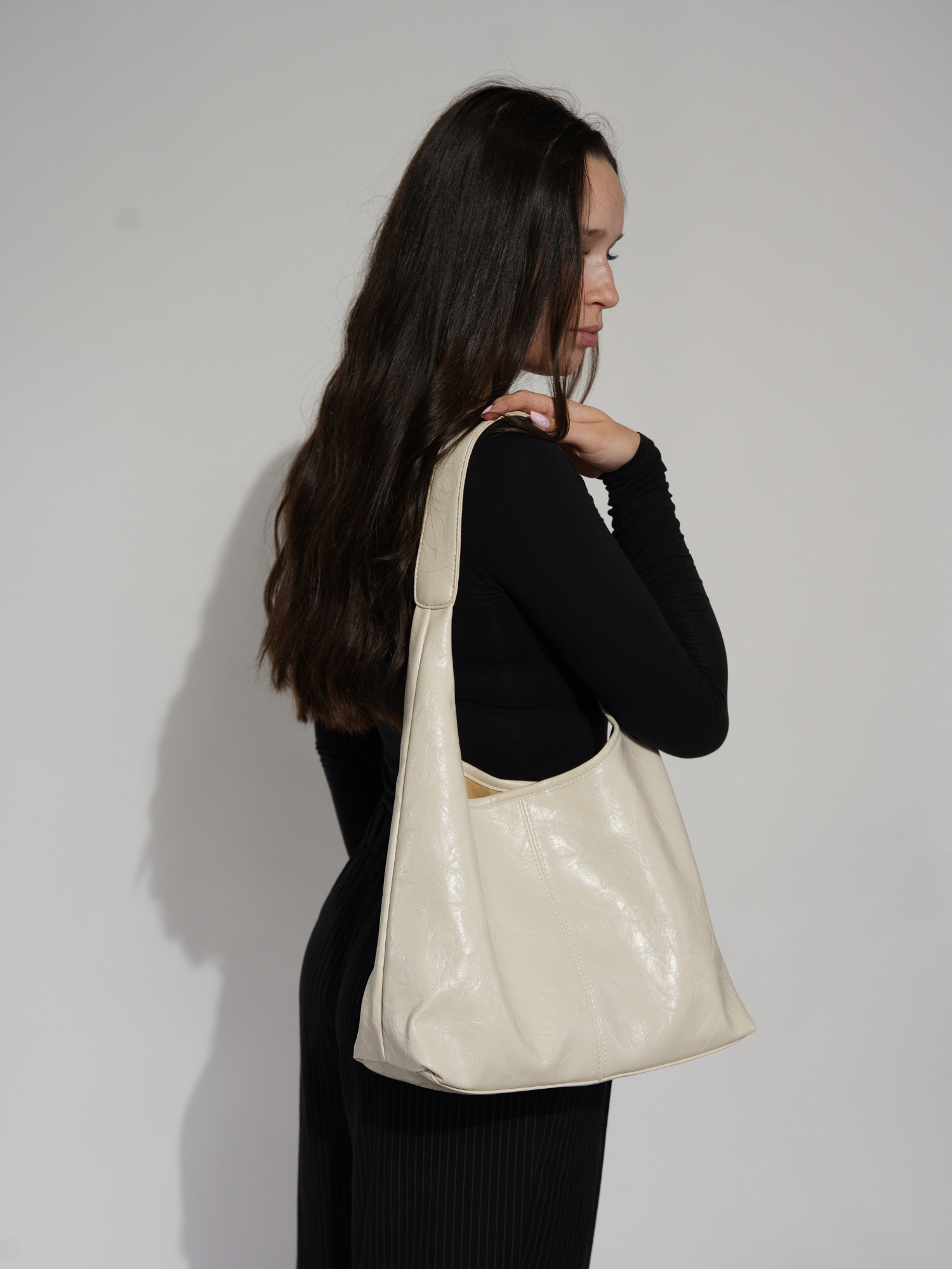 Sylvia™ Crimson Luxe Leather Satchel