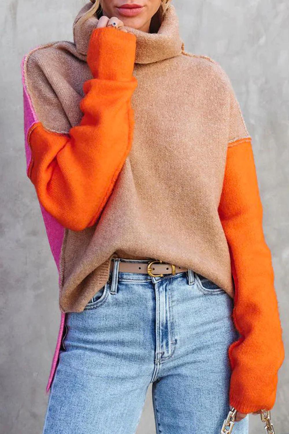 Sylvia™ – Relaxed Turtleneck Jumper