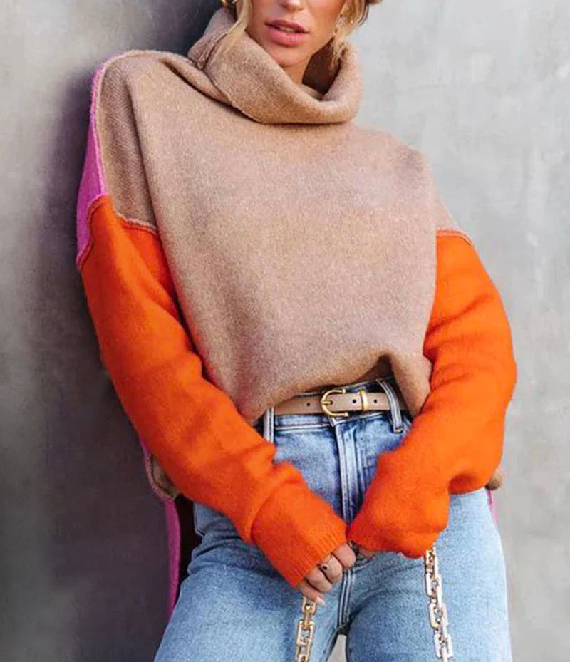 Sylvia™ – Relaxed Turtleneck Jumper