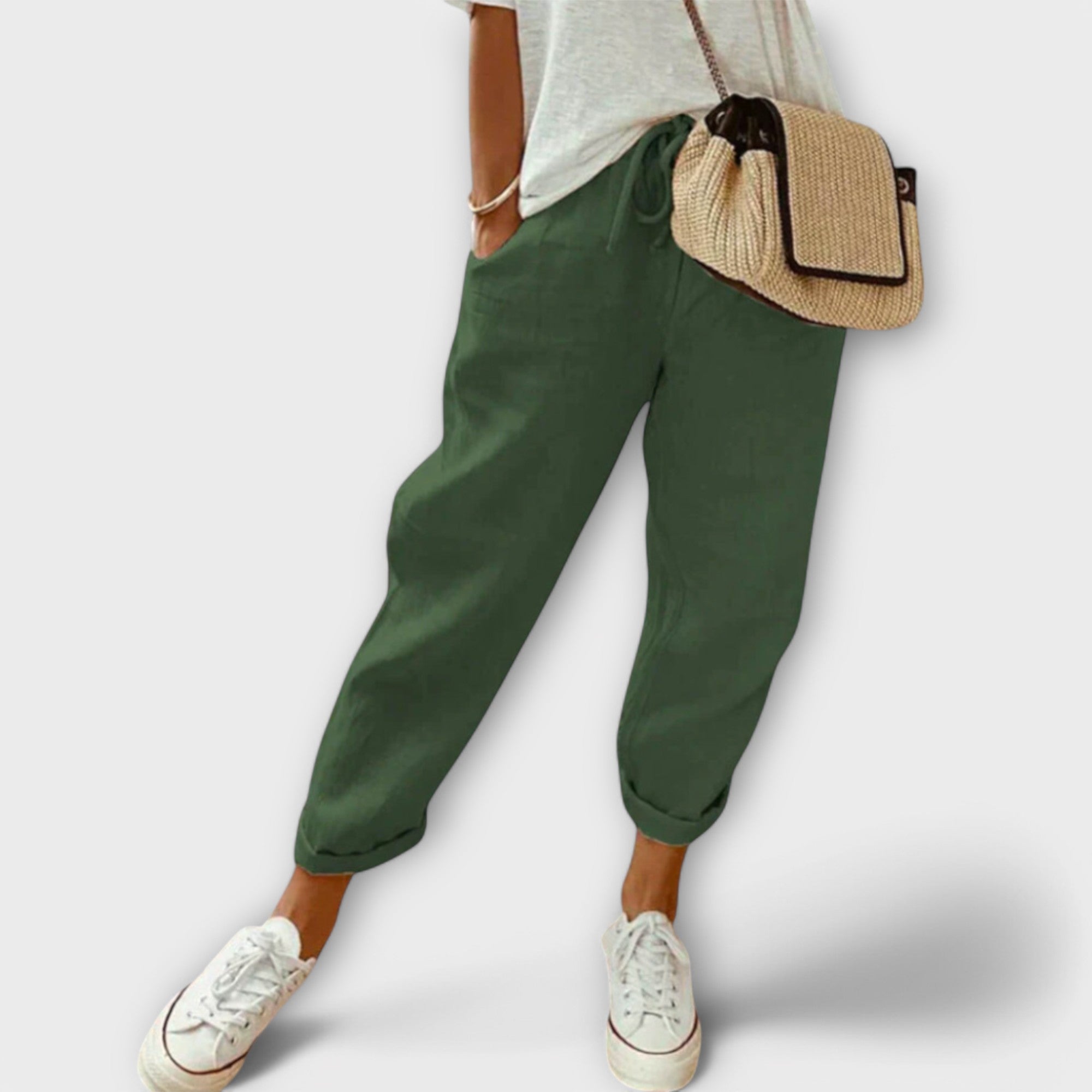 Sylvia™ - Fashionable and Casual Linen Trousers