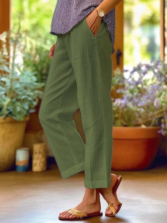 Sylvia™ – Relaxed Straight-Leg Trousers