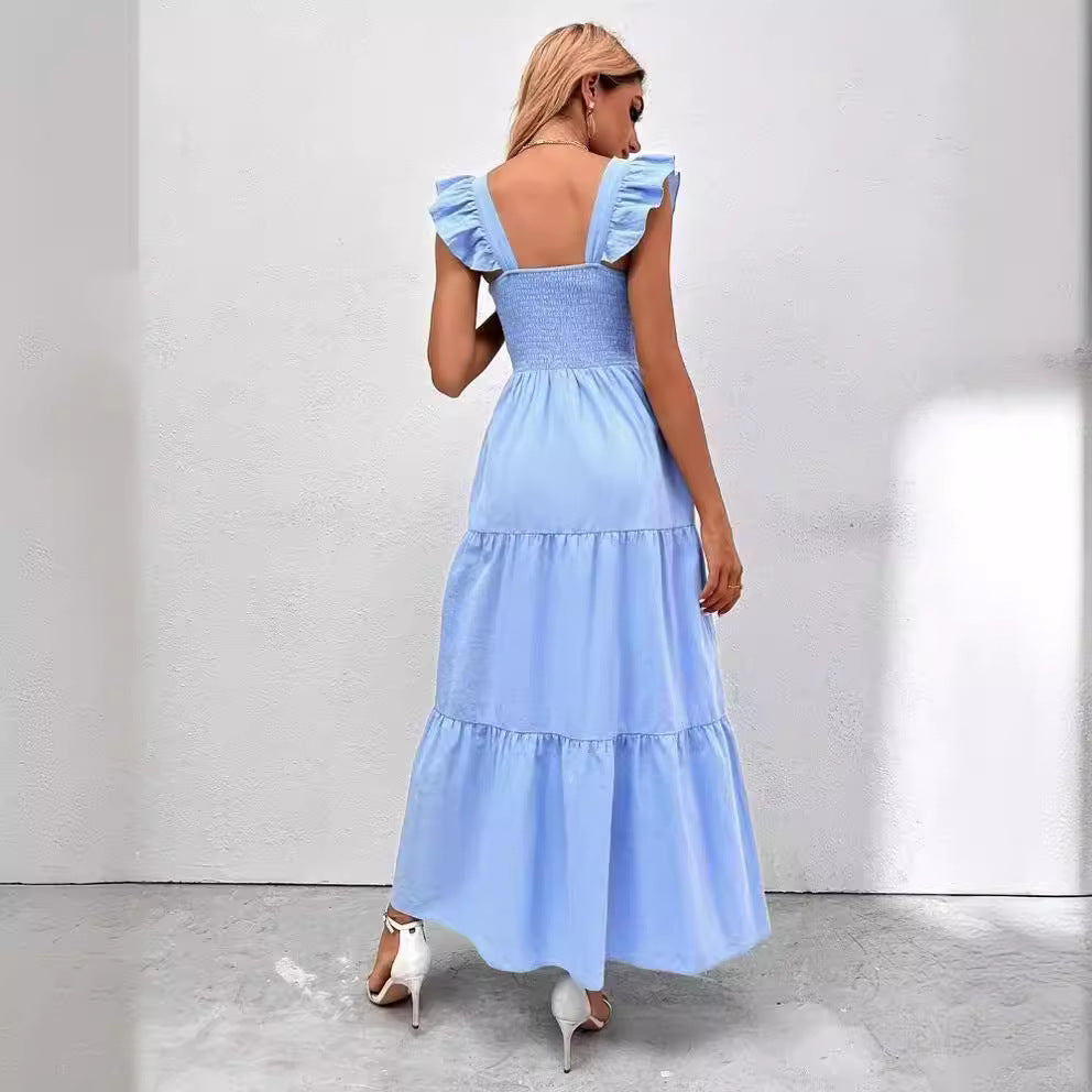 Sylvia™ CJ – Smocked Tiered Maxi Dress
