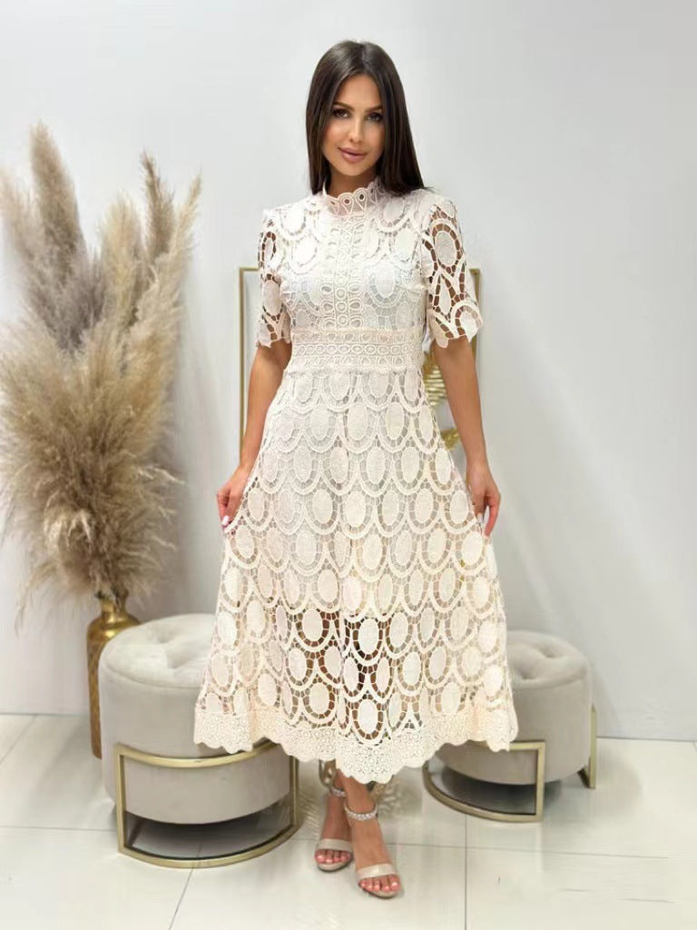 Sylvia™ – Lace Detail Maxi Dress