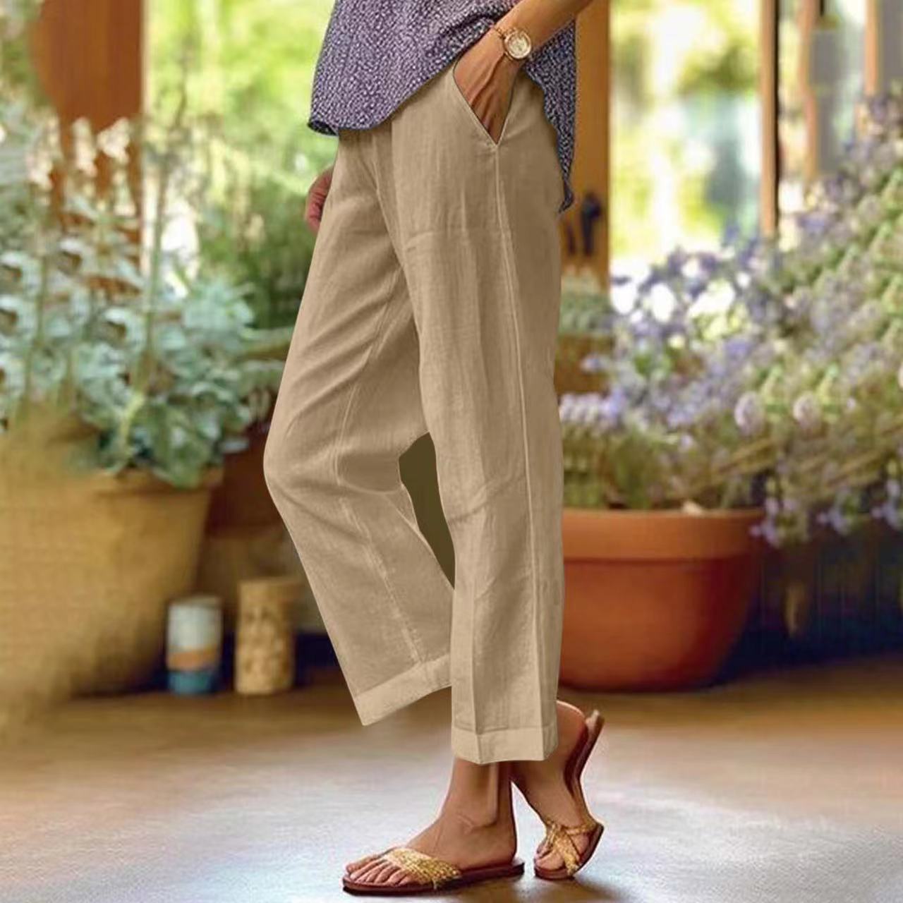 Sylvia™ – Relaxed Straight-Leg Trousers