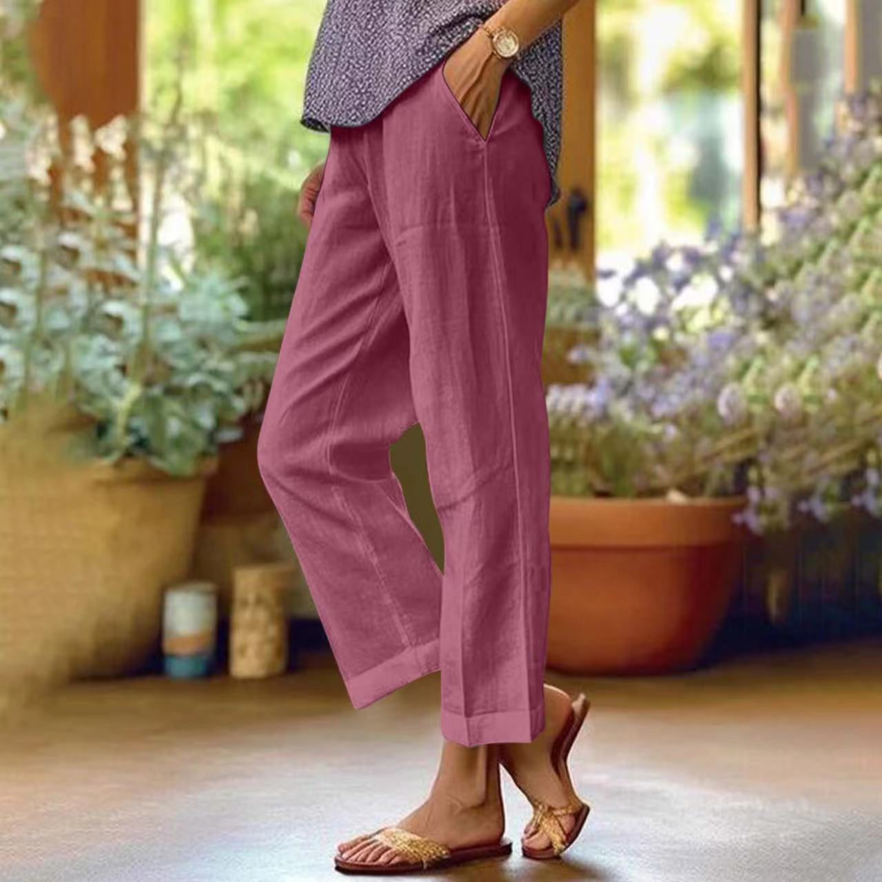 Sylvia™ – Relaxed Straight-Leg Trousers