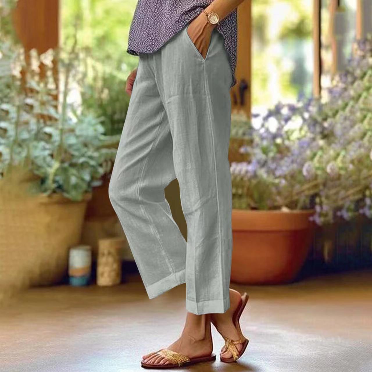 Sylvia™ – Relaxed Straight-Leg Trousers