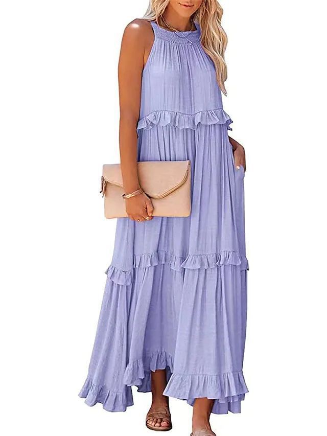Sylvia™ – Tiered Ruffle Maxi Dress