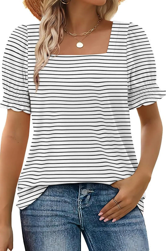 Sylvia™ – Square Neck Puff Sleeve Top