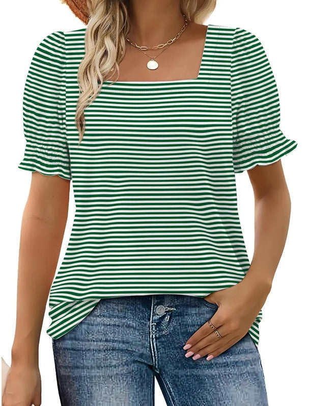 Sylvia™ – Square Neck Puff Sleeve Top