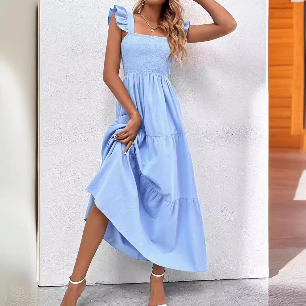 Sylvia™ CJ – Smocked Tiered Maxi Dress