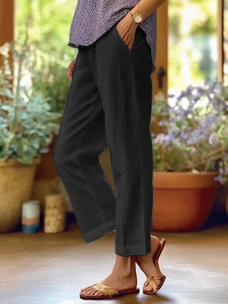 Sylvia™ – Relaxed Straight-Leg Trousers