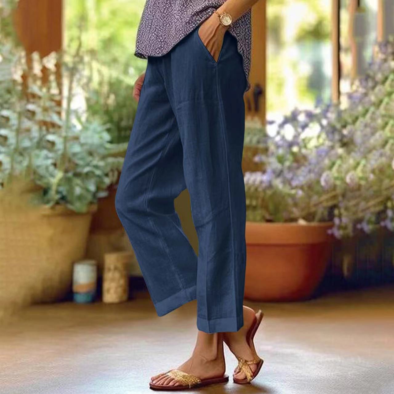 Sylvia™ – Relaxed Straight-Leg Trousers