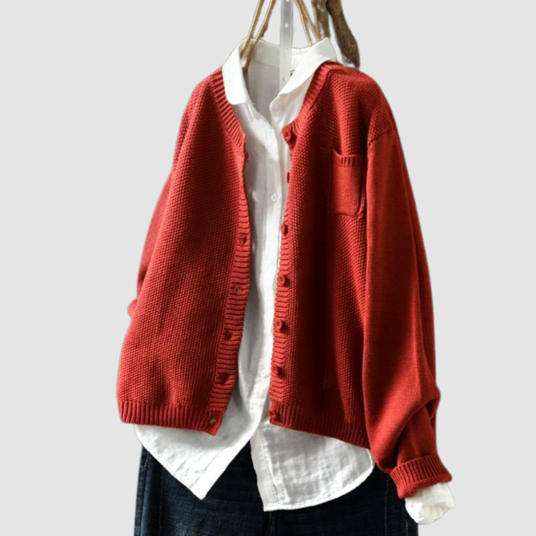 Sylvia™ - Cozy Knit Cardigan