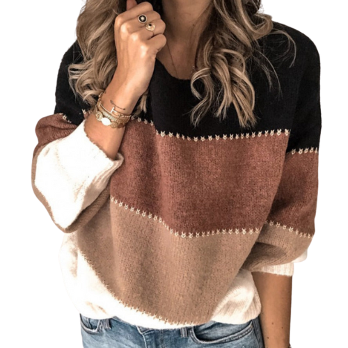 Sylvia™ - Comfy Striped Jumper