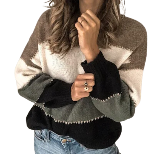 Sylvia™ - Comfy Striped Jumper