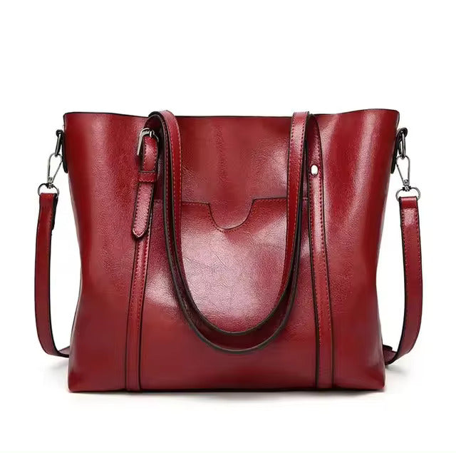 Sylvia™ | Sleek Leather Shoulder Bag