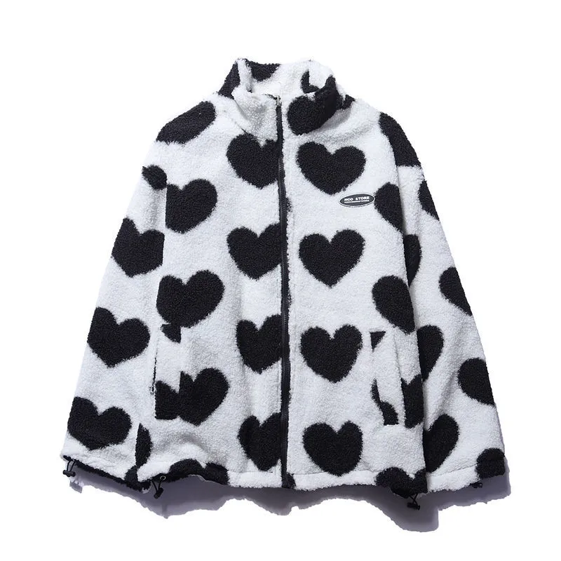 Sylvia™ - Double-sided Heart Jacket for Women